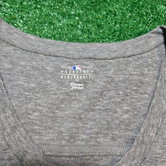 MLB Cleveland Indians Guardians long sleeved distressed tee - Picture 3 of 6